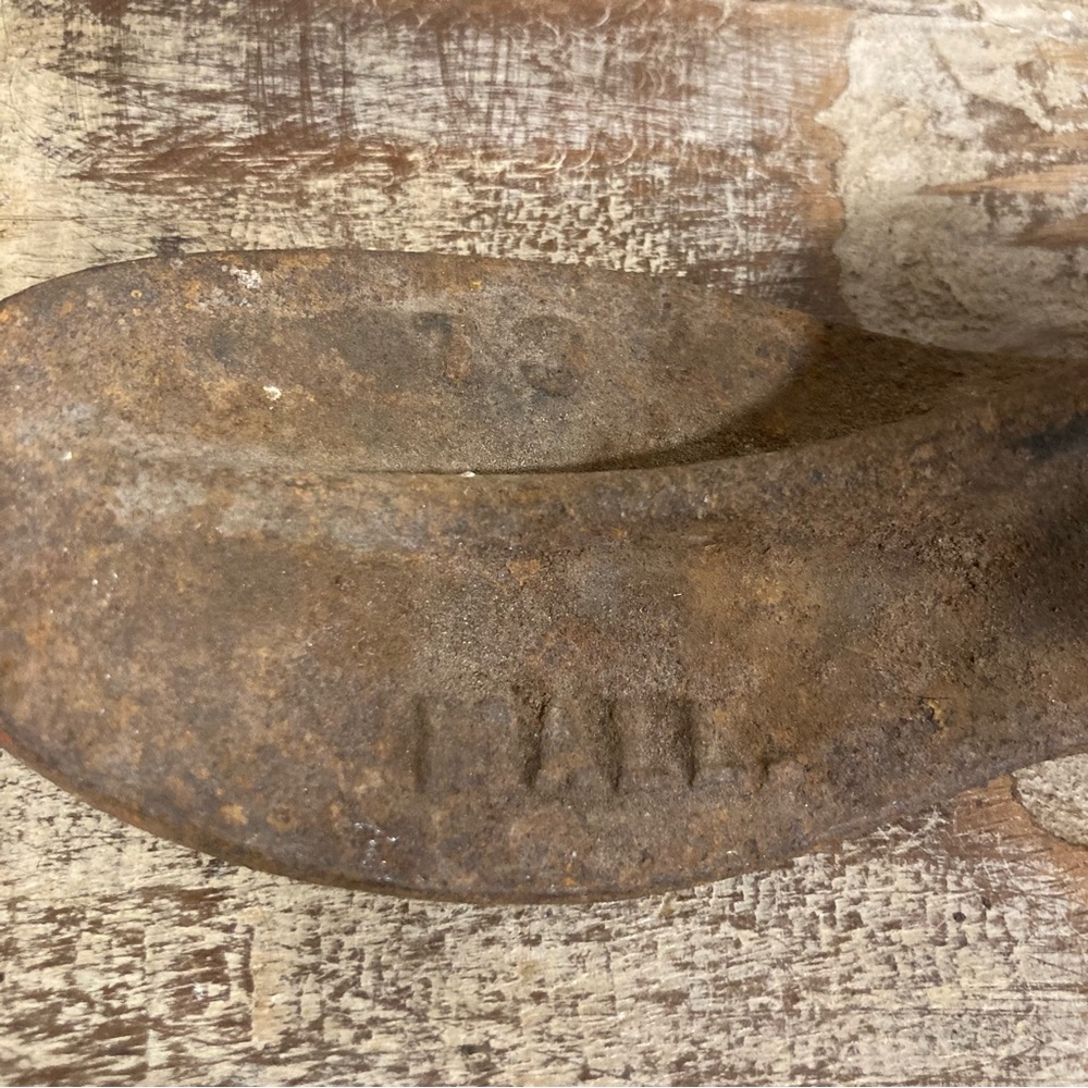 Vintage Cast Iron Cobblers Shoe Last Metal Shoe Form Child Size Paperweight - Picture 10 of 12
